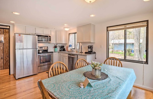 Locust Lake Village Cottage | Perfect Pocono Lake Home with Dock and Fire Pit Amenities