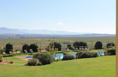 Le Piazze House | Elegant Podere Il Belvedere: Ocean View & Pool Access