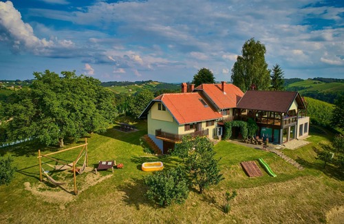 Ljutomer House | Relax at Podhamer by Interhome: Lakeside Spa & Hot Tub