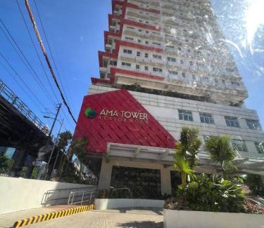 Wack-Wack Greenhills Apartment | Modern IKEA Inspired Space for 4-7 Guests with Pool