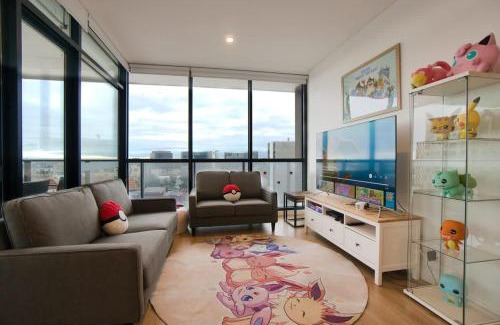 Adelaide Central Business District Apartment | Experience Pokémon Inspired Retreat with Pool and Gym