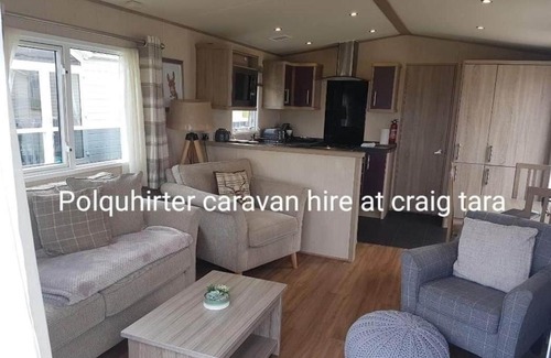 Ayr House | Ocean View Polquhirter Caravan at Craig Tara - Family Friendly