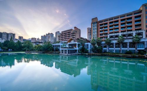 Yunyan District Resort | Relax at Poly Hotspring Guiyang Hotel with Hot Tub Access
