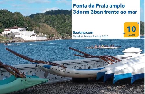 Ponta da Praia Apartment | Oceanfront Ponta da Praia: Family-Friendly with 9.8 Rating