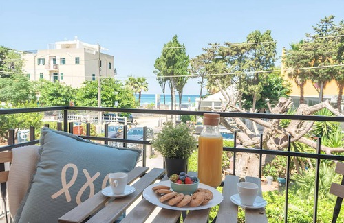 Rivabella Apartment | Relax at Ponticello sul Mare: Beachfront with Sea Views