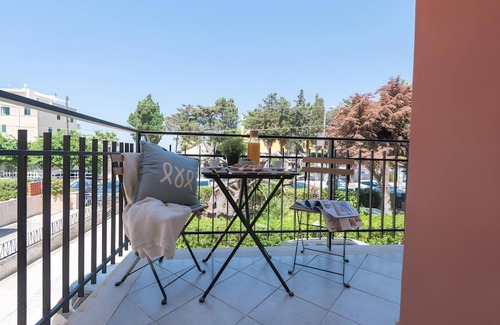 Rivabella Apartment | Relax at Ponticello sul Mare: Beachfront with Sea Views