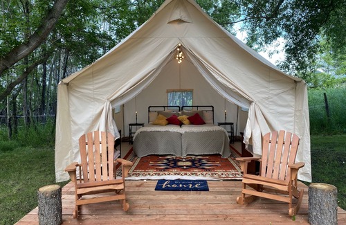 Pony Cabin | Experience Glamping by the Creek in Pony, MT - Rated 10/10