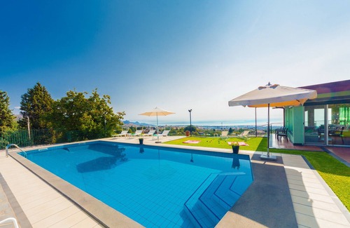 Piedimonte Etneo Villa | Pool, amazing sea view, prestigious