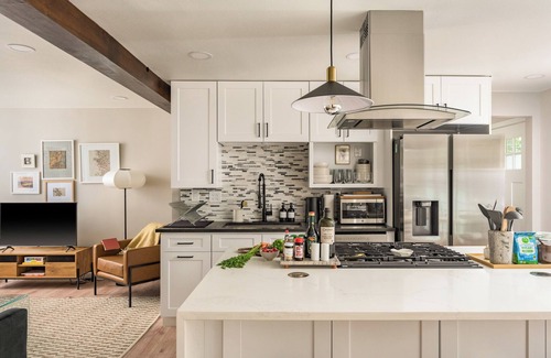 Arvada House | Enjoy a Poolside Escape with Outdoor Movie Theater Near Denver
