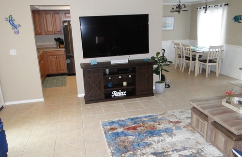 Cypress Lakes Estates House | Paradise Central: Inviting 3 BR Home with Heated Pool