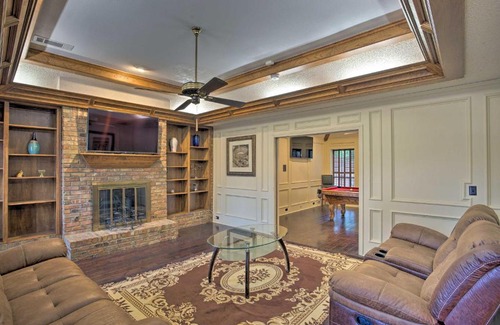 McKinney House | Inviting McKinney Home with Pool Table and Outdoor Grill