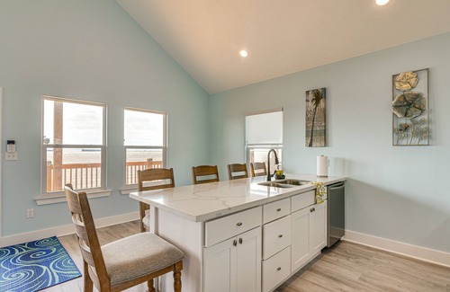 Galveston House | Unforgettable Port Bolivar Beach House with Oceanfront Views