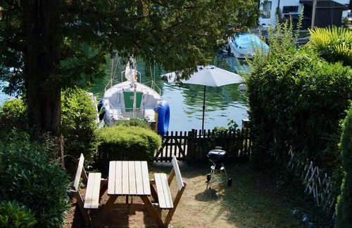 Thonon-les-Bains House | Port Ripaille: Lakefront Getaway with Pool and Ocean Views