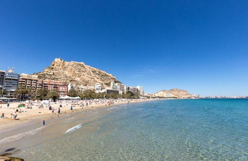 Raval Roig Apartment | Discover Postiguet Beach: Oceanfront Escape for Families