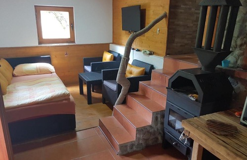 Konjic Ski Chalet | Relax at Potok Kuca with Pool and Ocean Views