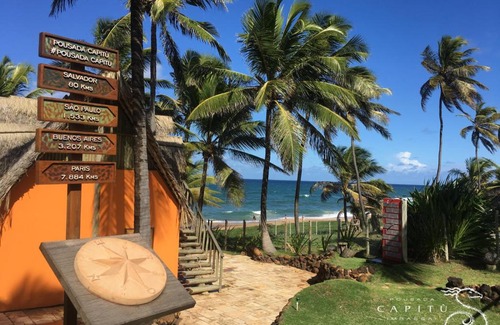 Imbassai Hotel | Idyllic Pousada Capitù: Oceanfront Escape with Pool
