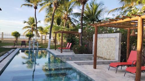 Sao Miguel de Touros Hotel | Pousada Chantilly: Oceanfront Oasis with Hot Tub & Pool