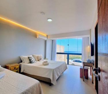 Foguete Hotel | Relax at Pousada do Albatroz with Oceanfront Pool Access