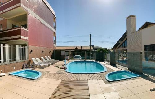 Balneario Gaivota Apartment | Pet-Friendly Pousada Dona Mônica with Oceanfront Pool