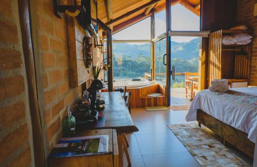 Sapucai-Mirim Cabin | Highly Rated Pousada Ho'oponopono Chalets with Hot Tub