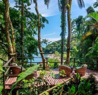 Ilha Grande Hotel | Oceanfront Bliss at Pousada Lagamar - Rated 9.3/10