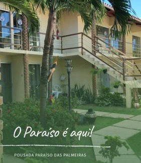 Paripueira Hotel | Highly Rated Pousada Paraíso das Palmeiras with Pool & Pets