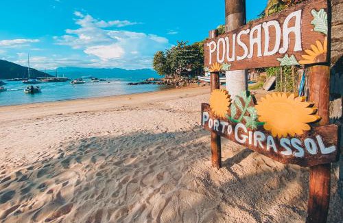 Ilha Grande Hotel | Beachfront Bliss at Pousada Porto Girassol - Rated 9/10