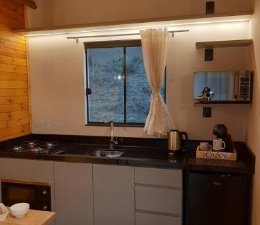 Sao Joaquim Cabin | Pet-Friendly Retreat at Pousada Recanto da Cascata