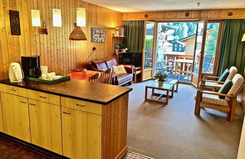 Morgins Apartment | Cozy Pre Vert B24 - One Bedroom Apartment with Kitchen