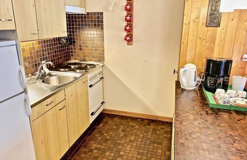 Morgins Apartment | Cozy Pre Vert B24 - One Bedroom Apartment with Kitchen
