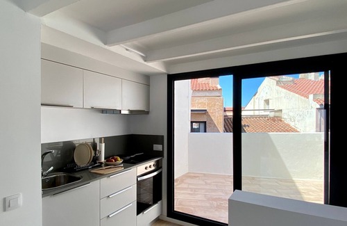 Mataro Apartment | Elegant Attic with Terrace, Pet-Friendly & Spa Amenities