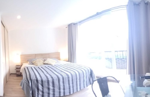 Pucon Apartment | Charming Studio Steps from Volcano with Pool Access