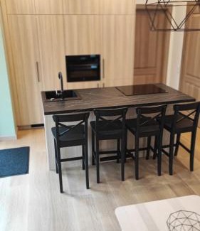 Neringa Apartment | Oceanfront Preilahouse: Pet-Friendly Haven with 9.3 Rating