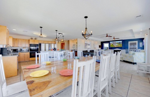 Wind Over Waves House | Pet-Friendly Retreat with Pool, Hot Tub & Ocean Views