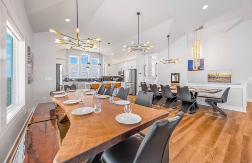 Avon House | Premier Soundfront w/Pool, Hot Tub, Elevator, EV Charger, Theater & Game Rooms