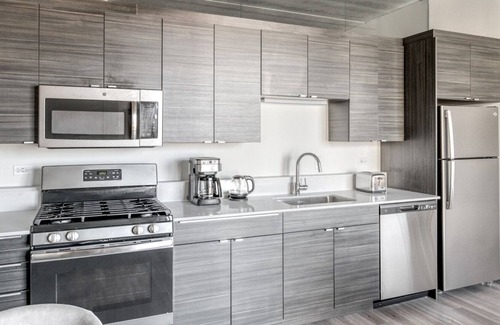 Bucktown Apartment | Premium Bucktown 1BR w/ Lounge, Roof & Gym, nr L, by Blueground