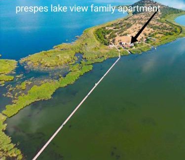 Prespes Apartment | Family-Friendly Prespes Lake View Apartment with 9.5 Rating