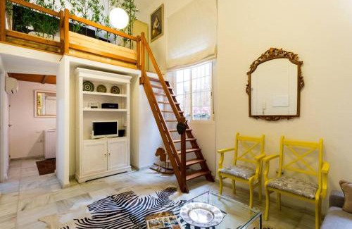 San Gil Apartment | Stylish Duplex in Bohemian District - City Center Retreat