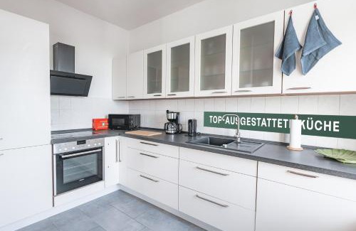 Plagwitz Apartment | Prime Riverside Retreat: Family & Pet Friendly Getaway