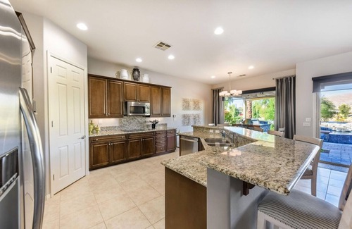 Indio House | Experience Refreshing Private Pool with Tee Views