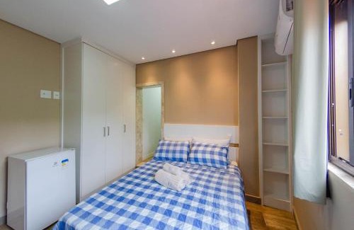 Minas Brasil Apartment | Budget-Friendly Studios Coracao Eucaristico with Kitchen