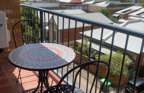 Adelaide Central Business District Apartment | Prime Location in Adelaide City with Hills Balcony Views