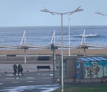 Distrito Oeste Apartment | Oceanfront Escape: Family-Friendly with Parking & Views