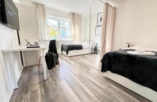 Katernberg Apartment | PrimeTime Suite für 4 mit Küche, WIFI und Parkplatz