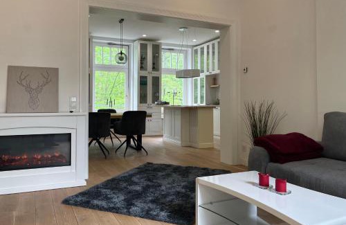 Bad Harzburg Apartment | Elegant Prinzenhof Suite: Rated 9.3/10 & Pet-Friendly Escape