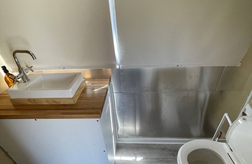 Fremont County Apartment | Unique Prismatic Airstream with Spa and Hot Tub Amenities