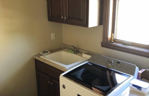 Fish Creek Condo | Prime Condo Retreat: Steps from Fish Creek's Best Attractions
