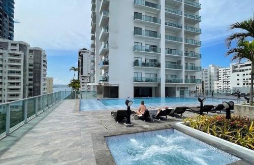 El Cabrero Apartment | Prity Apartamento: Ocean View Retreat with Pool & Hot Tub