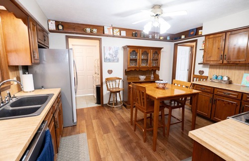 Hamilton House | Serene Nature's Hideaway: 4BR Home with Pool & Creek View