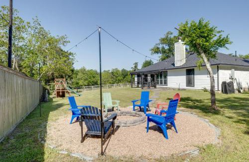 Cove House | Private Acreage, Pergola and Fire Pit Baytown Home